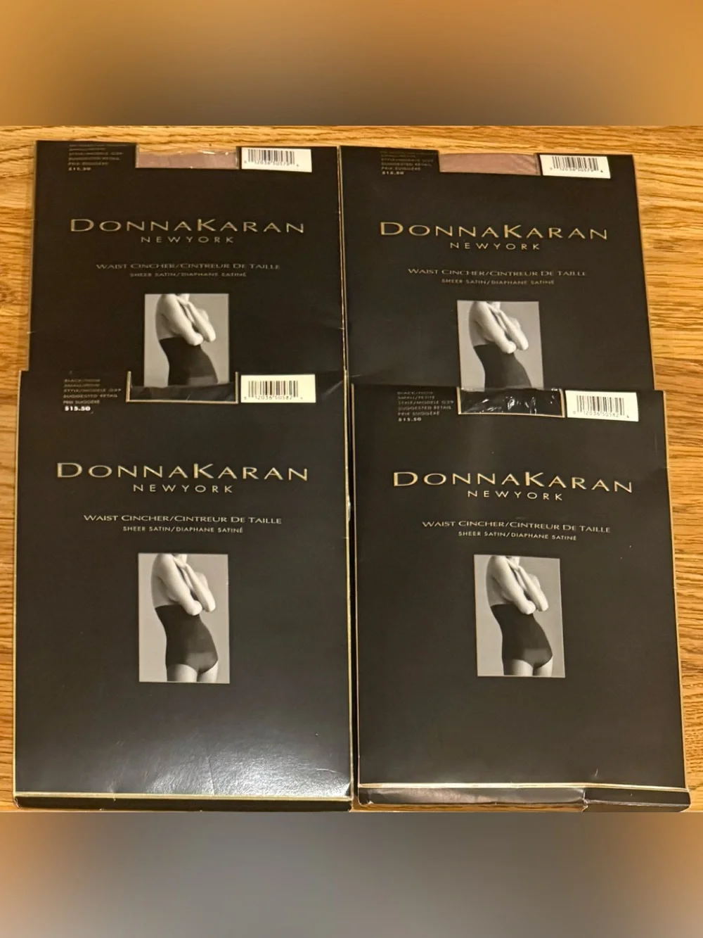 Lot of 10 Donna Karan DKNY Hosiery Pantyhose Nudes Black Small Petite NIP
